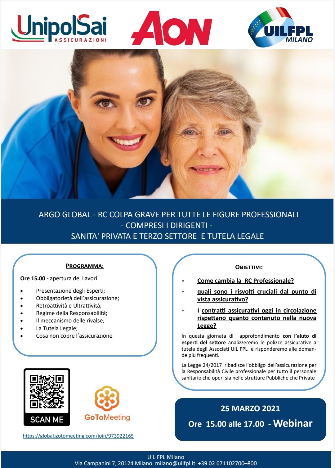 WEBINAR 23 – 24 – 25 MARZO 2021 “SANITA’ PUBBL.”  “AA.LL.”  “SANI. PRIV.3° SETTORE”
