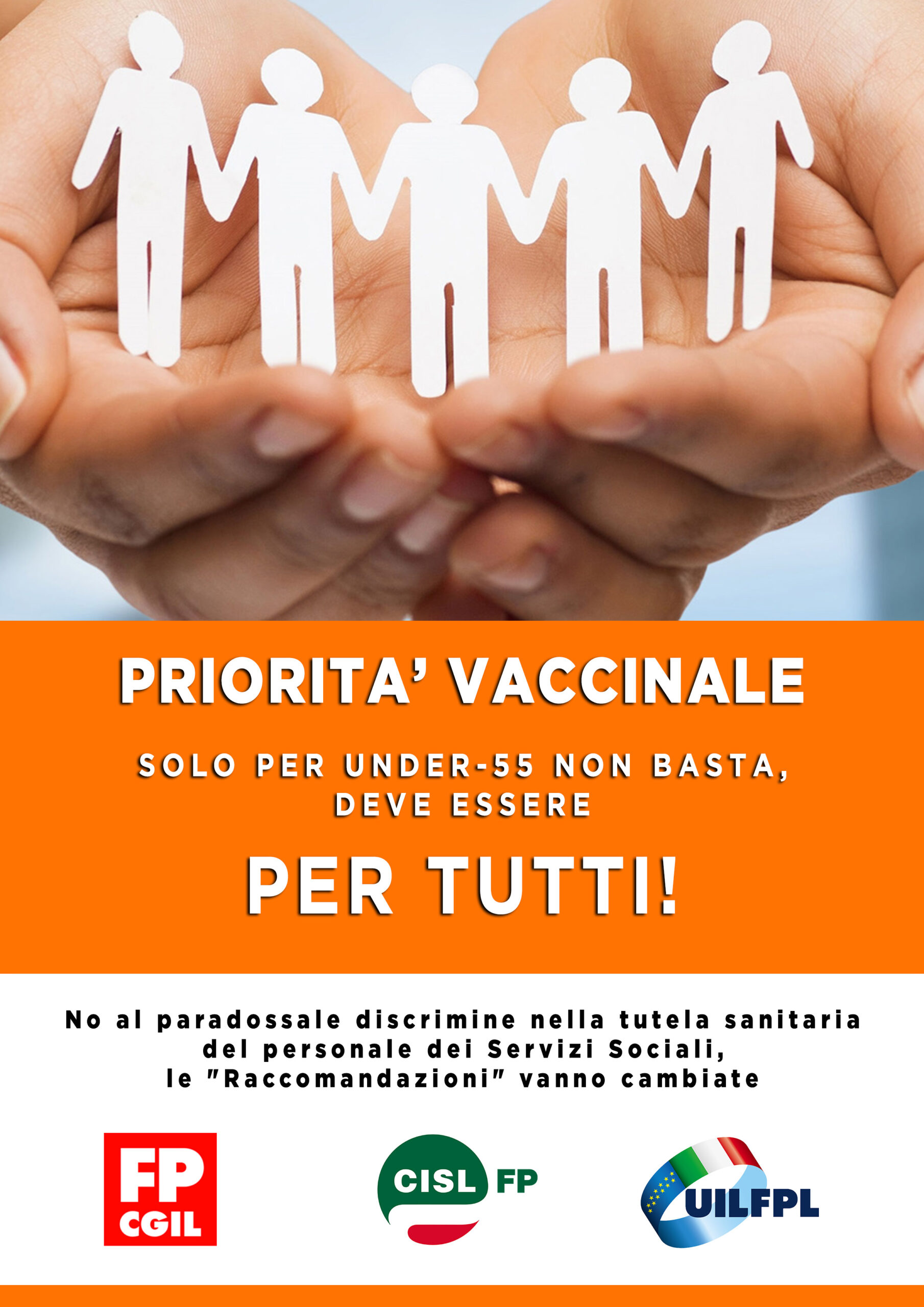 Piano vaccinale personale di Polizia Locale, del settore educativo-scolastico e dei servizi sociali