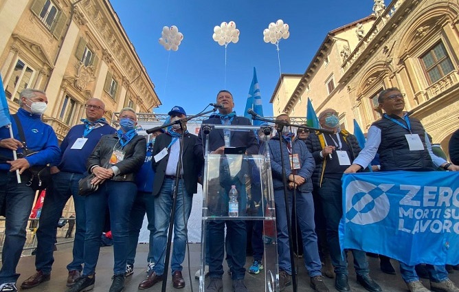 Bombardieri «Bisogna porre una questione generale su legalità e sicurezza sul lavoro»
