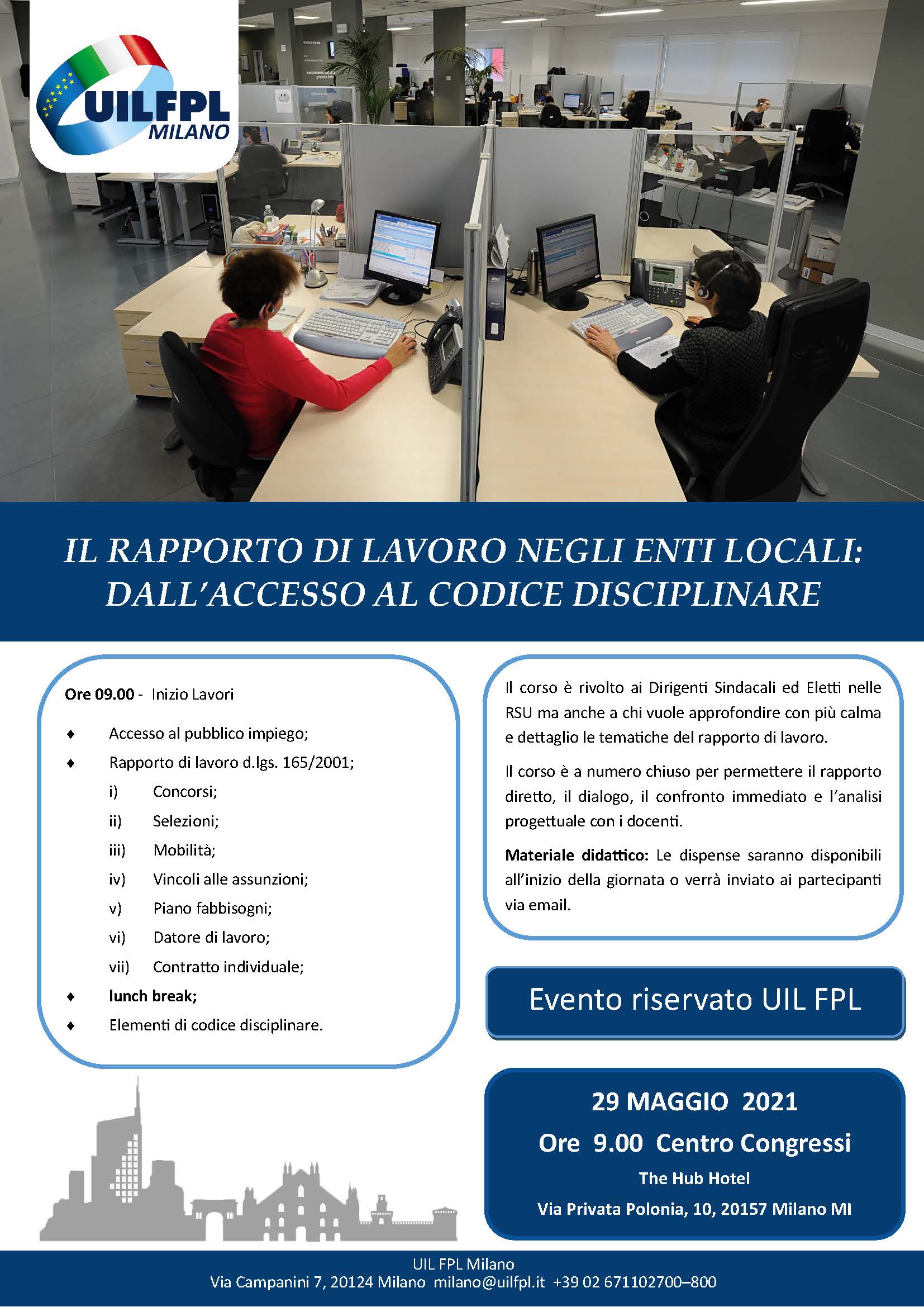 IL RAPPORTO DI LAVORO NEGLI ENTI LOCALI: DALL’ACCESSO AL CODICE DISCIPLINARE