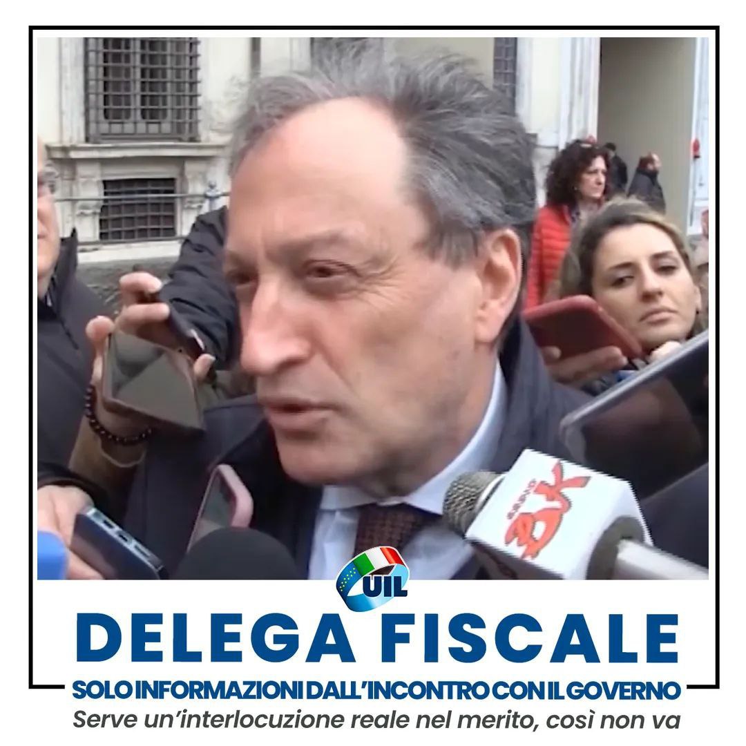 DELEGA FISCALE Solo informazioni dall’incontro con il governo. Serve un’interlocuzione reale nel merito, così non va.