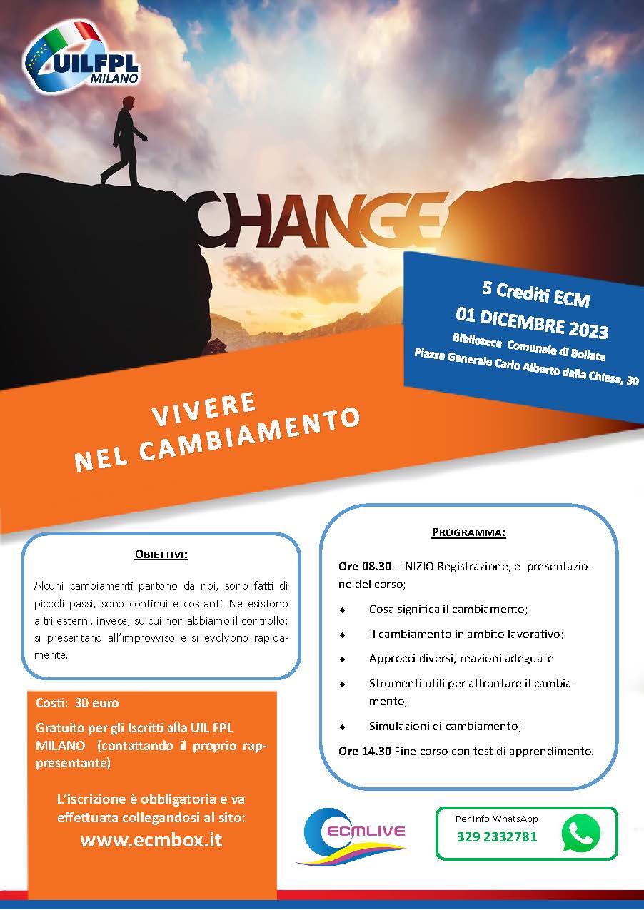 VIVERE NEL CAMBIAMENTO