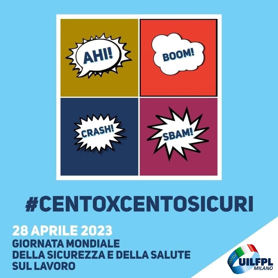 Giornata Mondiale della Salute e della Sicurezza sul Lavoro e delle Vittime per l’Amianto.
