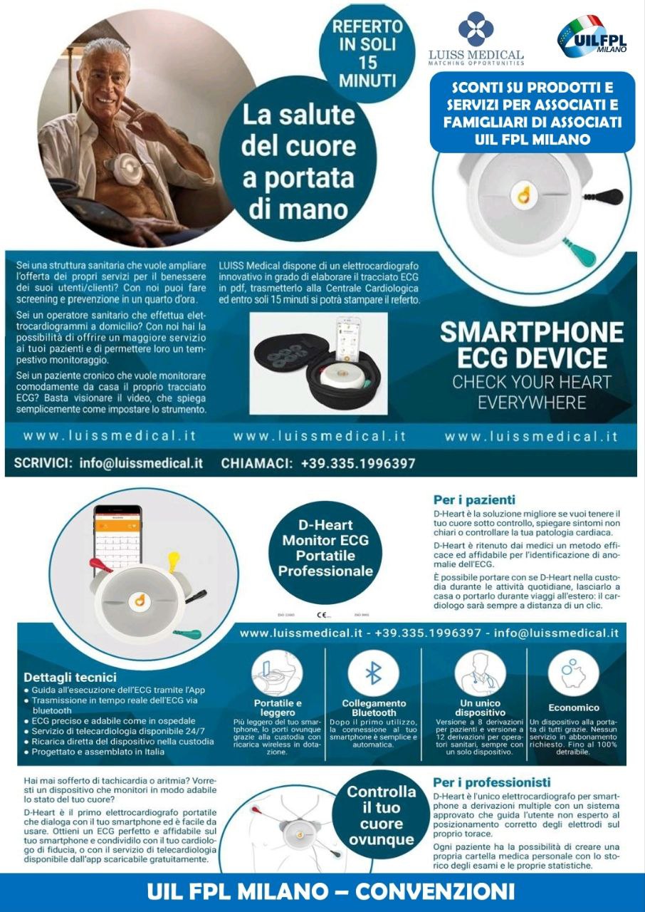 UIL FPL Milano e Luiss Medical: una Partnership per la Salute dei Lavoratori Associati.