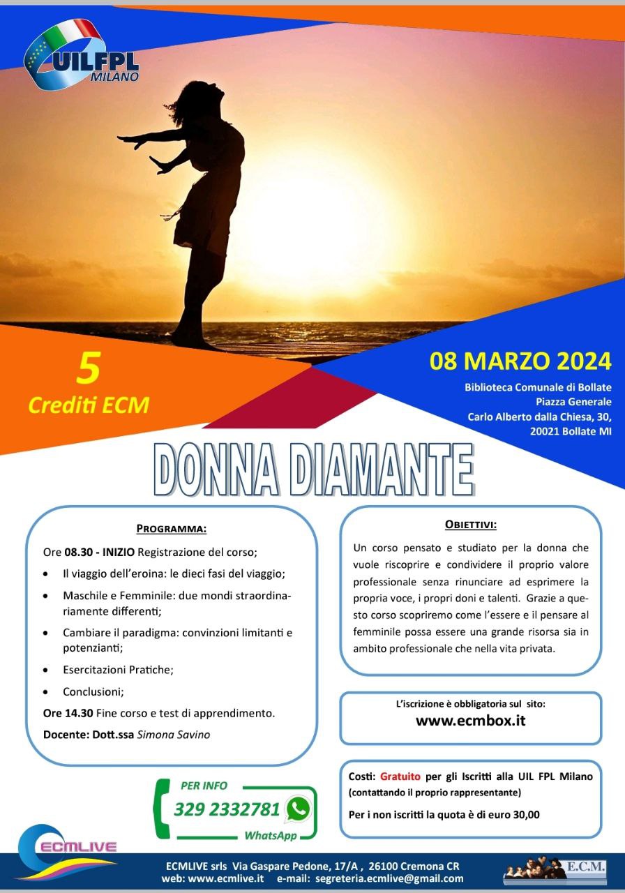 🔵 DONNA DIAMANTE ECM MARZO