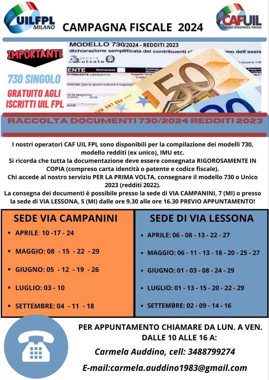🔵 CAMPAGNA FISCALE 2024