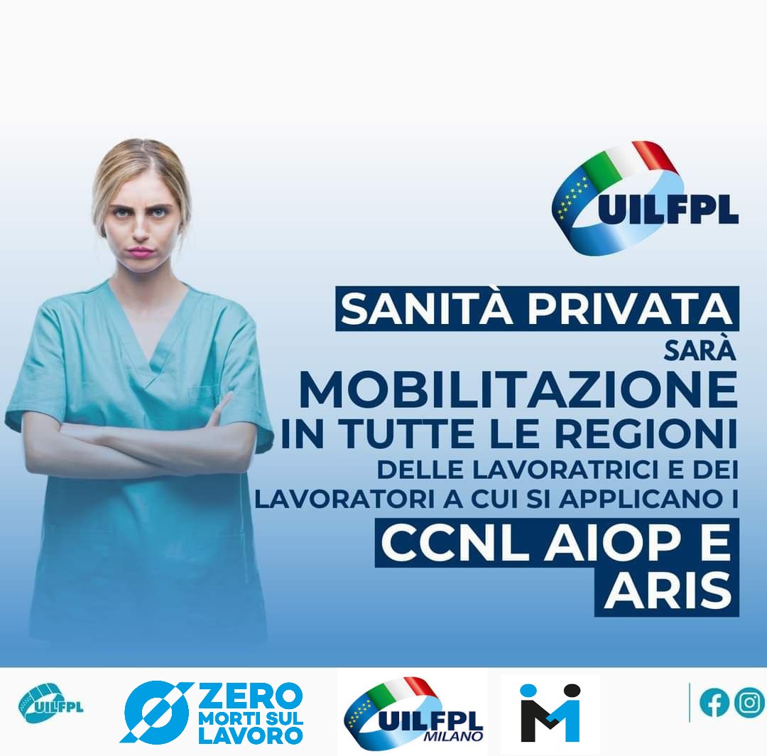 🔵🔴🟢 Contratto sanità privata AIOP E ARIS, fumata nera per conciliazione. Ora è mobilitazione in tutte le regioni